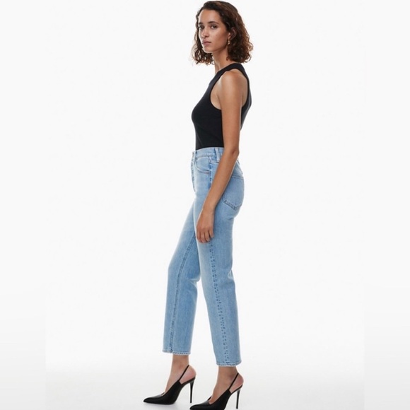 Denim Forum The Arlo High Rise Straight Size 25 26L - Picture 2 of 9